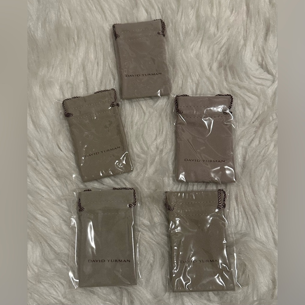 5 David Yurman Dustbags